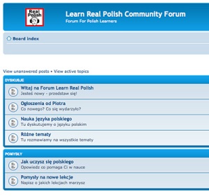 Learn Polish Forum